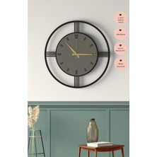 Lupokraft Modern Duvar Saati - 48CM - Sessiz Mekanizma