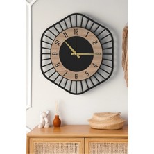 Lupokraft 48 Cm Ahşap Duvar Saati Sessiz Mekanizma ile Renk Seçenekli Modern Tasarım