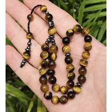 Mihrim Naturel Kaplangözü Tesbih Sistemli Imame Doğaltaş Tesbih