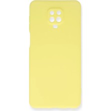 Prativas Redmi Note 9 Kılıf Nano Içi Kadife Silikon - Sarı