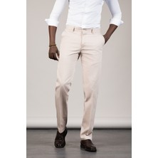 Notra Regular Fit Pamuklu Dokulu Klasik Yazlık Gabardin Pantolon
