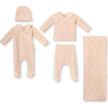BabyCosy Organic Wear Bebek 5'li Set %100 Organic Pamuk Yenidoğan Serisi - CSYM31140