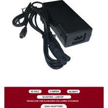 Technozi Xiaomi M365 Ninebot Elektrikli Scooter Için 42V 2A Şarj Adaptörü