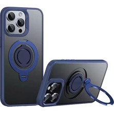 Prativas Iphone 15 Avatar 360 Dönen Magsafe Kapak - Lacivert