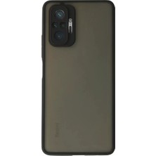 Prativas Redmi Note 10 Kılıf Montreal Silikon Kapak - Siyah
