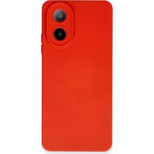 Prativas A38 Kılıf Nano Içi Kadife Silikon - Kırmızı