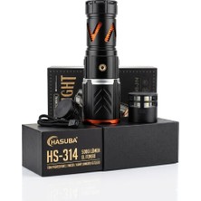 Hasuba HS-314 5000 Lümen Profesyonel El Feneri - Masa ve Kamp Lambası Özelliklizilli