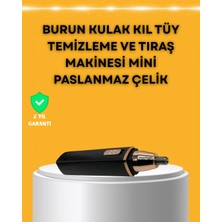 Akinco USB Şarjlı Sessiz Burun ve Kulak Kılı Temizleme Cihazı