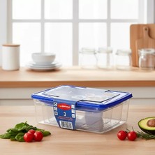 Prativas 3'lü Köşeli Saklama Kabı Seti