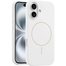 Prativas Iphone 16 Kılıf Jully Magsafe Kapak - Beyaz