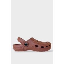 Liger Unisex Comfort Hafif Medikal Hemşire Doktor Sabo Terlik Kahverengi