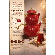 PremiumPort Emaye Çaydanlık Seti, Sağlıklı ve Şık Kullanım Için Tasarlandı