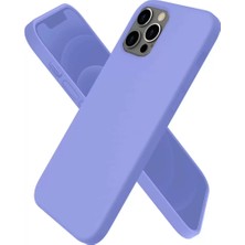 Prativas Iphone 12 Kılıf First Silikon - Mor