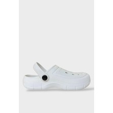 Liger Unisex Comfort Hafif Medikal Hemşire Doktor Sabo Terlik Beyaz