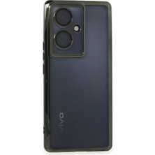 Prativas V29 Lite Kılıf Lensli Silikon - Yeşil