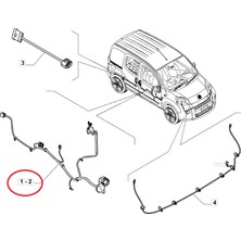 Gutsy Fıat Tesısat Fıorıno On Kapı Kablo Sol