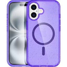 Prativas Iphone 16 Kılıf Magsafe Kapak - Mor