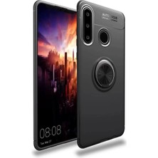 Prativas Y6P Kılıf Range Yüzüklü Silikon - Siyah
