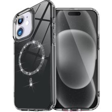 Prativas Iphone 12 Live Diamond Magsafe Kapak - Siyah