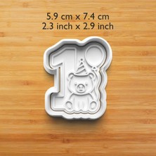 Hobist 1 Yaş Sevimli Doğumgünü Kurabiye ve Şeker Hamuru Kalıbı