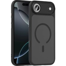 Prativas Iphone 17 Air Megane Magsafe Kapak - Siyah