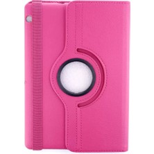Prativas Mediapad T3 10 / 9.6 Kılıf 360 Tablet Deri Kılıf - Pembe