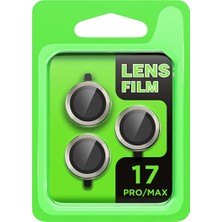 Prativas Iphone 17 Raze Metal Kamera Lens - Gri