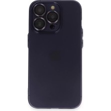 Prativas Iphone 14 Kılıf Luko Lens Silikon - Derin Mor