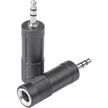 Prativas 3,5 mm Stereo Erkek - 6,3 mm Stereo Dişi