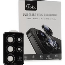 Prativas Galaxy S23 Pvd Metal Kamera Lens - Siyah