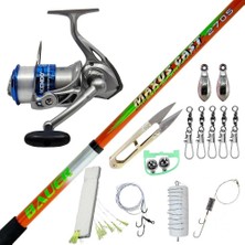 Bauer Maxuscast 350CM 100-250GR Kendo Sea Power 6000 Olta Takımı Seti