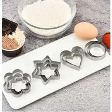 Prativas 12 Adet Paslanmaz Çelik Kurabiye Kalıbı Seti