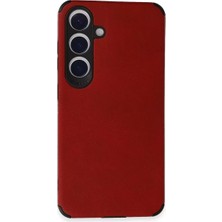 Prativas Galaxy S24 Kılıf Loop Deri Silikon - Kırmızı