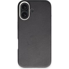 Prativas Iphone 16 Wonder Deri Magsafe Kapak - Siyah