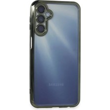 Prativas Galaxy A55 5g Kılıf Lensli Silikon - Yeşil