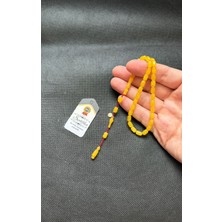 Kehribar Store Sıkma Kehribar Bilek Boy 4 Parmak Minik Ölçü Dört Parmak Sistemli Usta Işçilikli Erkek Hediyelik