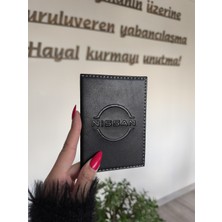Deri Dikişli Araç Ruhsat Kılıfı, Güvenle Koruma ve Şık Tasarım