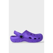 Liger Unisex Comfort Hafif Medikal Hemşire Doktor Sabo Terlik Mor