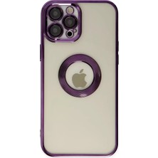 Prativas Iphone 12 Kılıf Slot Silikon - Mor