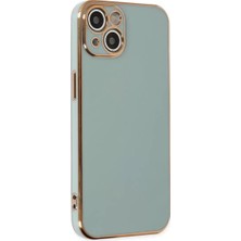 Prativas Iphone 13 Kılıf Volet Silikon - Yeşil