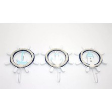 Prativas Ahşap Marin Dümenli Askılık