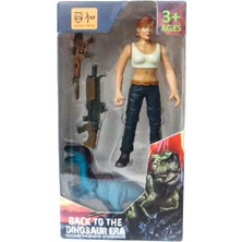 MEGA Tekli Kadın Figür ve Dinozor