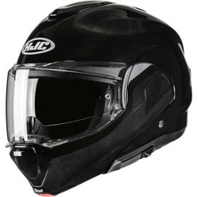 Hjc F100 Çene Açılır Kask Metal Siyah
