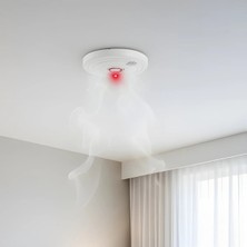 Kendal Duman Dedektörü KSD001H 90 Db Yangın Alarmı, Ev & Iş Yeri Için Erken Uyarı Sistemi, Kolay Montaj