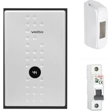 Veito Flow E9- 9000 W Merkezi Sistem Güneş Su Isıtma Sistemıne Uyumlu Sıgorta ve Kutusu Dahil Şofben