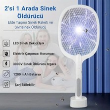 Hasuba HS375 Şarjlı Uv Işıklı Sinek Kovucu Raket