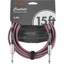 Fender Contour Serisi 4,5 Mt. Gitar Kablosu Burgundy Mist Enstrüman Kablosu