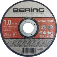 Bering Inox Metal Kesme Taşları • Tip 41 • Düz • 115X1.0X22.23 50 Adet