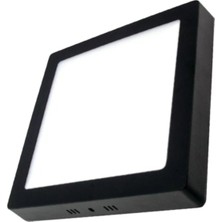 Kendal KDL431B Sıva Üstü Siyah Kasa Kare LED Panel 12W Beyaz Işık