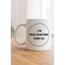 Lims Store Insan Sevmiyorum Yazılı Kupa Model 242 Minimal Tasarım Komik Mesajlı Seramik Kahve Kupası